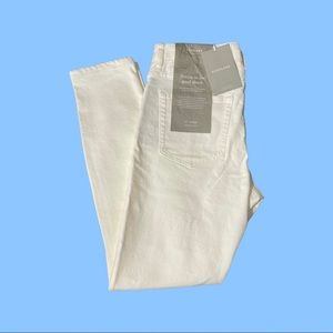 Everlane The High Rise Skinny Jeans - White